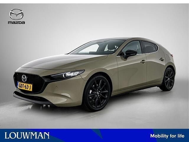 Geel Occasion 2024 Mazda 3 Homura-Line Hatchback | € 30.445 (Eerlijke prijs) - Afbeelding 1/4