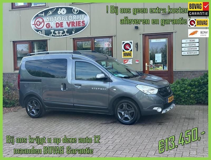 Grijs Gebruikt 2017 Dacia Dokker Ambiance Van | € 13.450 (Duur) - Afbeelding 1/4