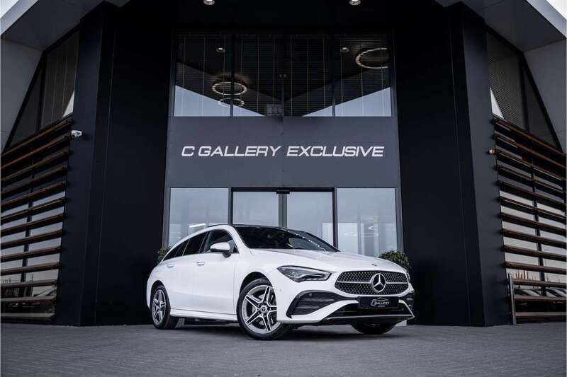Wit Gebruikt 2023 Mercedes CLA250e Shooting Brake AMG line Stationwagen | € 38.995 (Eerlijke prijs) - Afbeelding 1/4