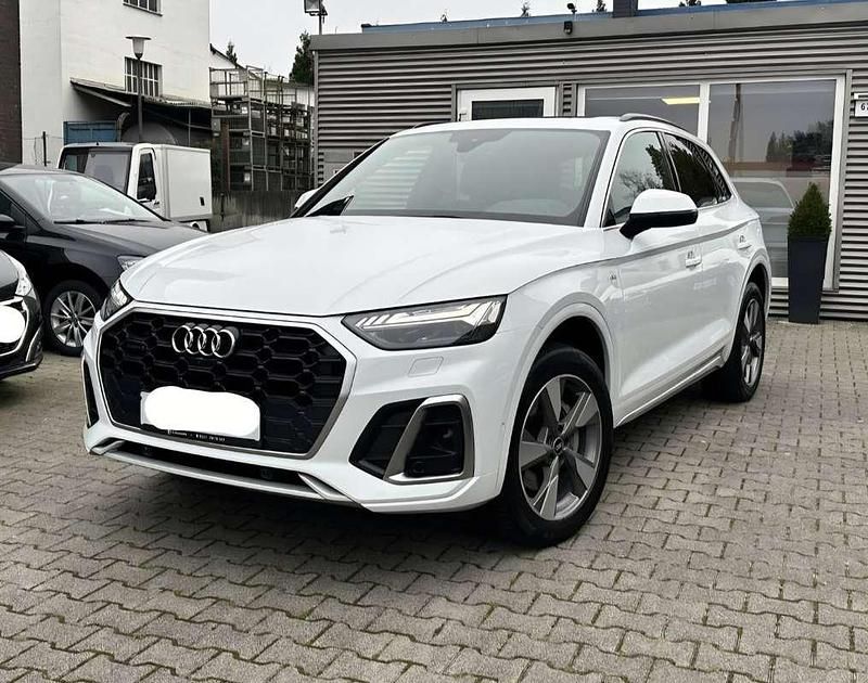 Wit Gebruikt 2021 Audi Q5 S-Line SUV | € 35.950 (Super prijs) - Afbeelding 1/4