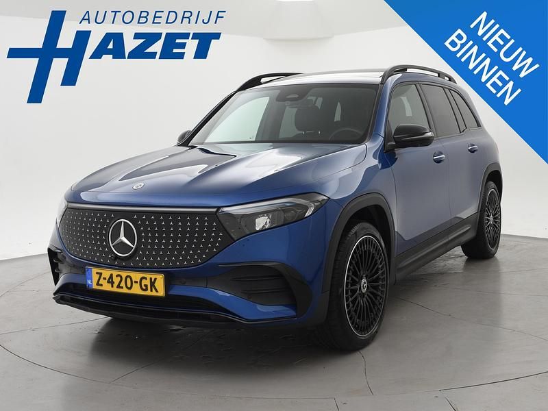 Blauw Gebruikt 2024 Mercedes EQB350 AMG line SUV | € 46.950 - Afbeelding 1/4