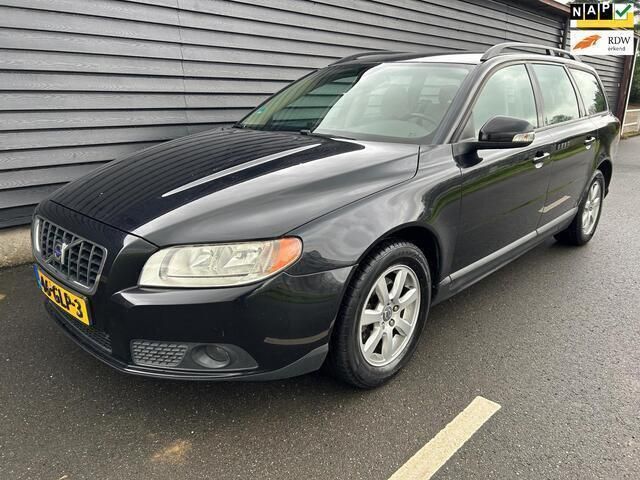 Zwart Gebruikt 2008 Volvo V70 Kinetic Stationwagen | € 3.795 (Super prijs) - Afbeelding 1/4