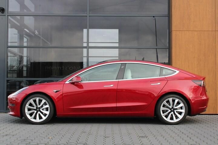 Occasion Tesla Model 3 Long Range AWD 366 kW (498 PK) 2020 Rood Sedan