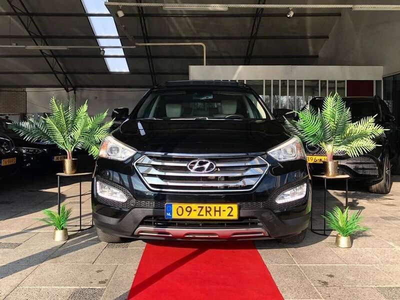 Zwart Gebruikt 2013 Hyundai Santa Fe SUV | € 9.999 - Afbeelding 1/3