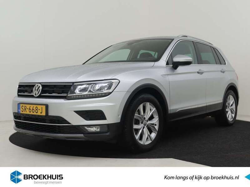 Grijs Gebruikt 2018 VW Tiguan Highline SUV | € 22.400 (Super prijs) - Afbeelding 1/4
