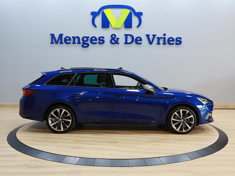 Occasion Seat Leon FR 2021 Blauw Stationwagen