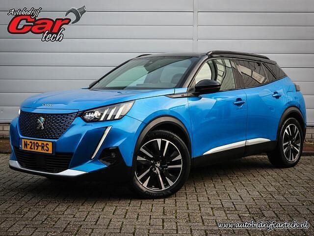 Blauw Gebruikt 2021 Peugeot e-2008 GT SUV | € 16.980 (Goede deal) - Afbeelding 1/4