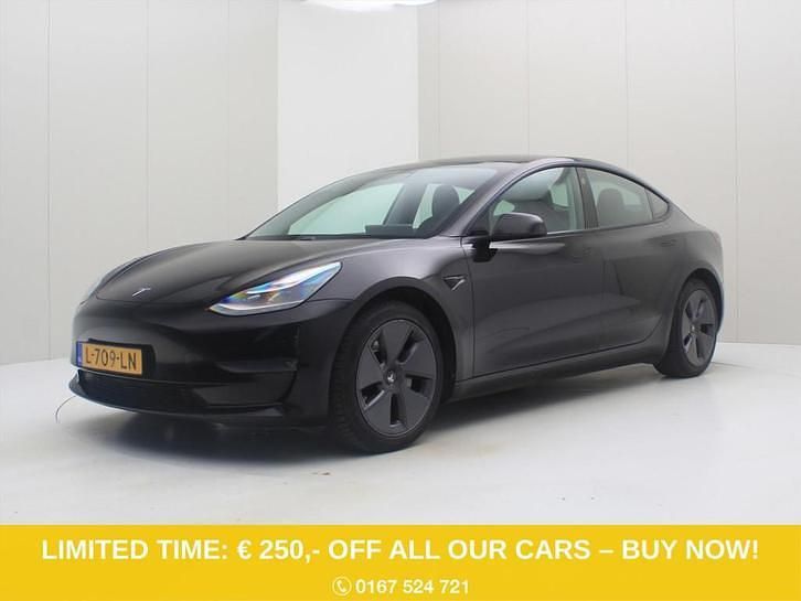 Occasion Tesla Model 3 Long Range AWD 258 kW (351 PK) 2021 Zwart Sedan