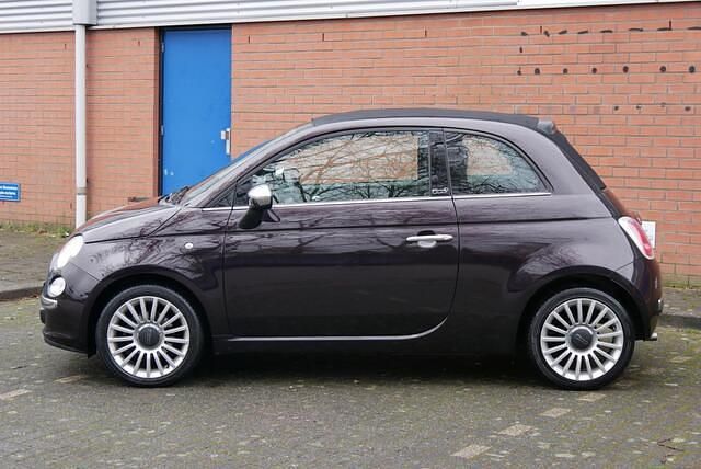 Occasion Fiat 500C Lounge 86 PK (63 kW) 2013 Paars (metallic) Cabriolet