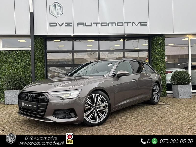Grijs Gebruikt 2022 Audi A6 S-Line Stationwagen | € 37.950 (Super prijs) - Afbeelding 1/4