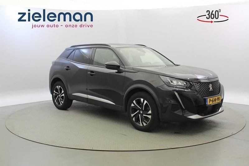 Zwart Gebruikt 2022 Peugeot 2008 Allure SUV | € 13.345 (Super prijs) - Afbeelding 1/4
