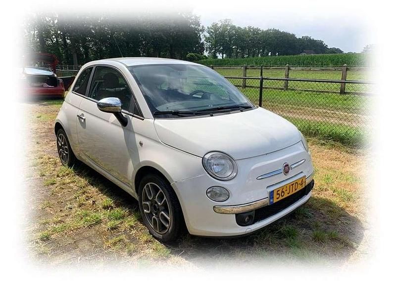 Wit Gebruikt 2009 Fiat 500 Sport Hatchback | € 3.299 (Super prijs) - Afbeelding 1/4