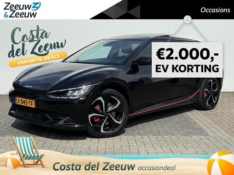 Aurora black pearl m Gebruikt 2024 Kia EV6 4 SUV | € 40.945 (Eerlijke prijs) - Afbeelding 1/4