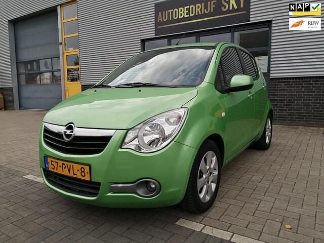 Groen Gebruikt 2011 Opel Agila Edition Hatchback | € 2.600 (Super prijs) - Afbeelding 1/4
