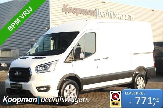 Wit Nieuw 2024 Ford Transit Trend Van | € 37.950 (Super prijs) - Afbeelding 1/4