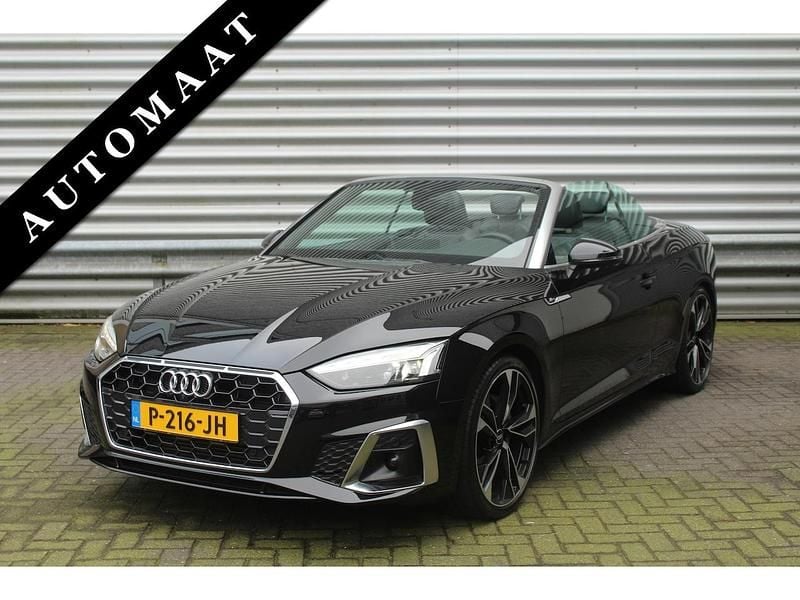 Zwart Occasion 2021 Audi A5 Cabriolet Cabriolet | € 35.950 (Super prijs) - Afbeelding 1/4