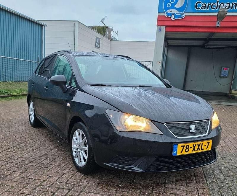 Zwart Gebruikt 2012 Seat Ibiza ST Style Stationwagen | € 2.950 (Goede deal) - Afbeelding 1/4