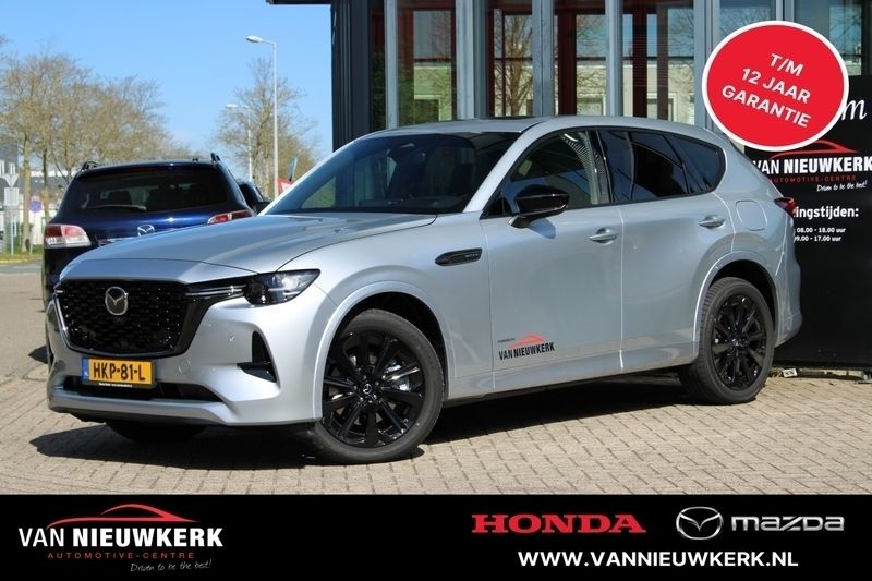 Sonic silver (grijs metallic) Gebruikt 2025 Mazda CX-60 Homura-Line SUV | € 59.800 - Afbeelding 1/4