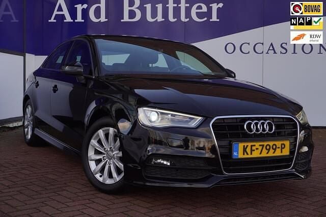 Zwart Gebruikt 2016 Audi A3 S-Line Sedan | € 10.999 (Super prijs) - Afbeelding 1/4