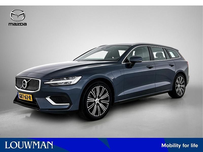 Blauw metallic Gebruikt 2021 Volvo V60 R-Design Stationwagen | € 32.945 (Goede deal) - Afbeelding 1/4