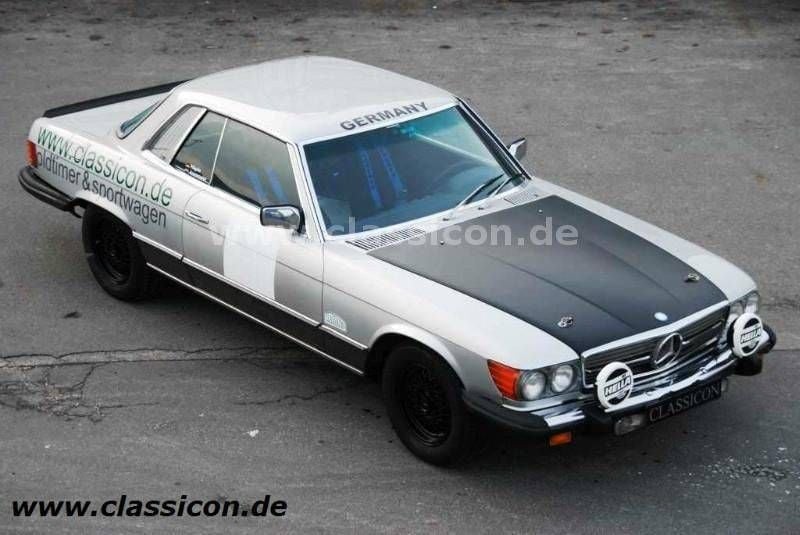 Zilverastralsilber Gebruikt 1973 Mercedes SLC450 Coupé | € 98.500 - Afbeelding 1/4