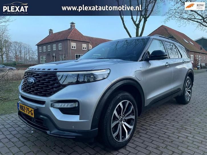 Grijs (metallic) Occasion 2020 Ford Explorer ST-Line SUV | € 38.845 (Iets duurder) - Afbeelding 1/4