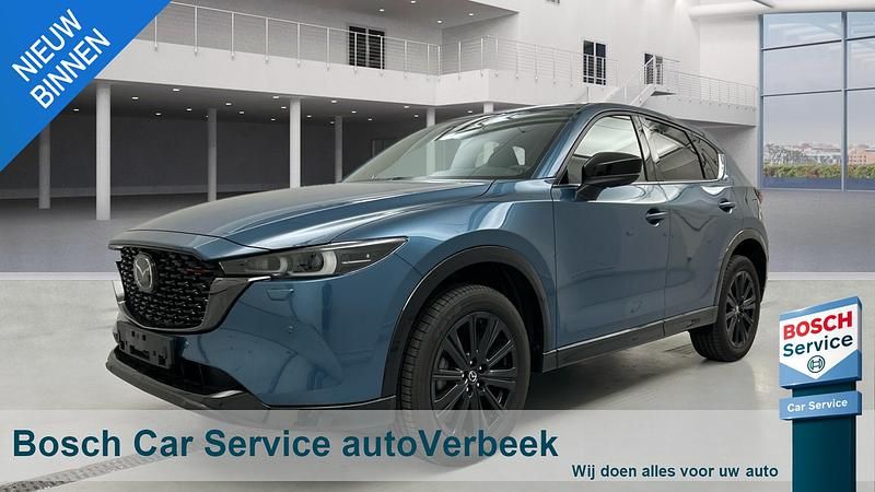 Blauw Gebruikt 2024 Mazda CX-5 Homura-Line SUV | € 45.990 (Duur) - Afbeelding 1/4