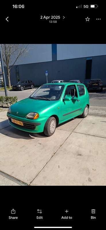 Groen Gebruikt 1999 Fiat Seicento Hatchback | € 850 (Eerlijke prijs) - Afbeelding 1/3