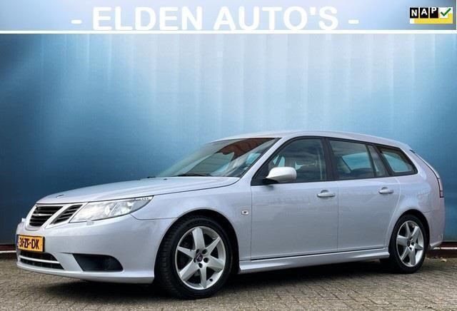 Grijs, metallic lak Gebruikt 2008 Saab 9-3 Vector Stationwagen | € 5.950 (Eerlijke prijs) - Afbeelding 1/4
