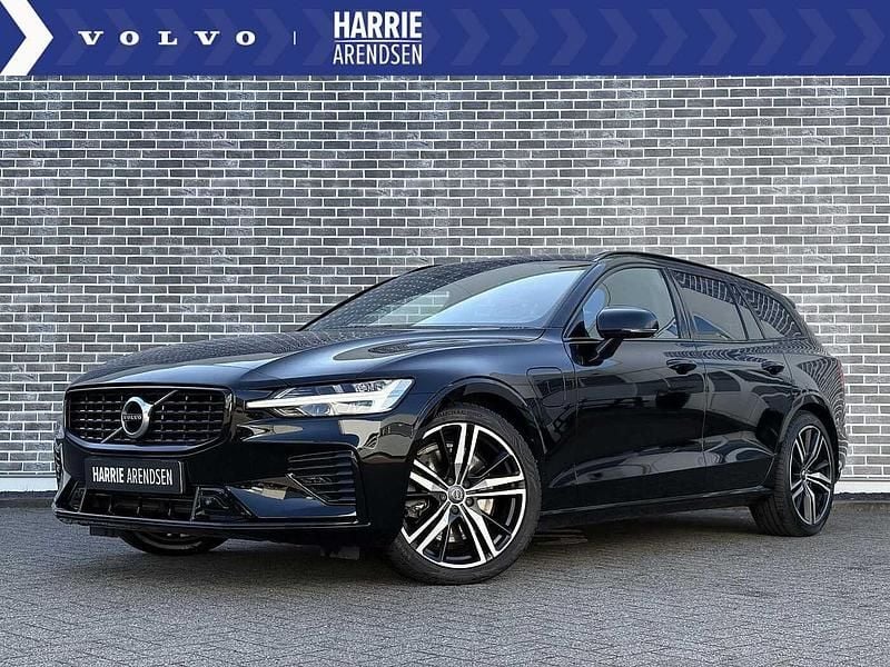 Zwart Gebruikt 2018 Volvo V60 R-Design Stationwagen | € 37.899 (Eerlijke prijs) - Afbeelding 1/4