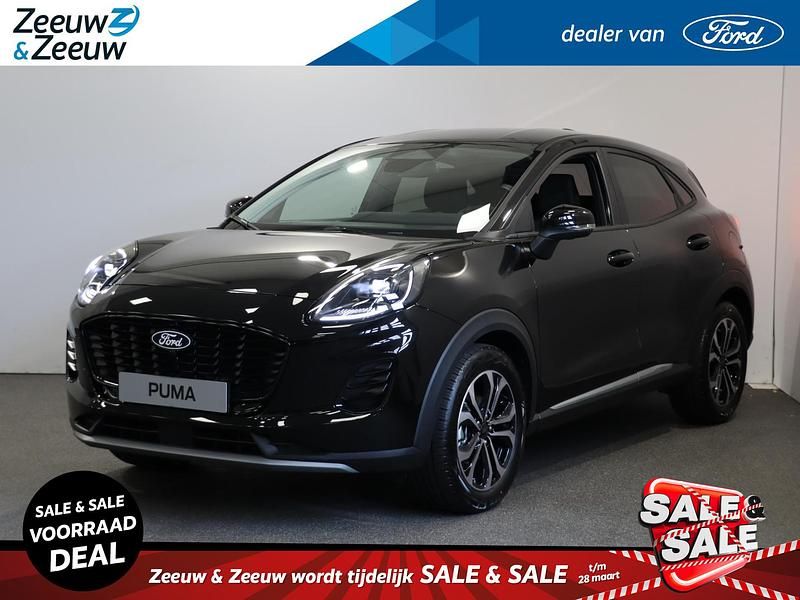 Nieuw Ford Puma Titanium 125 PK (91 kW) 2025 Agate black SUV