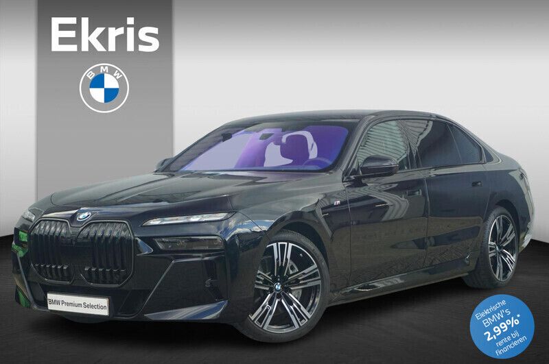 Zwart, metallic lak Gebruikt 2024 BMW i7 M Sport Sedan | € 109.900 - Afbeelding 1/4