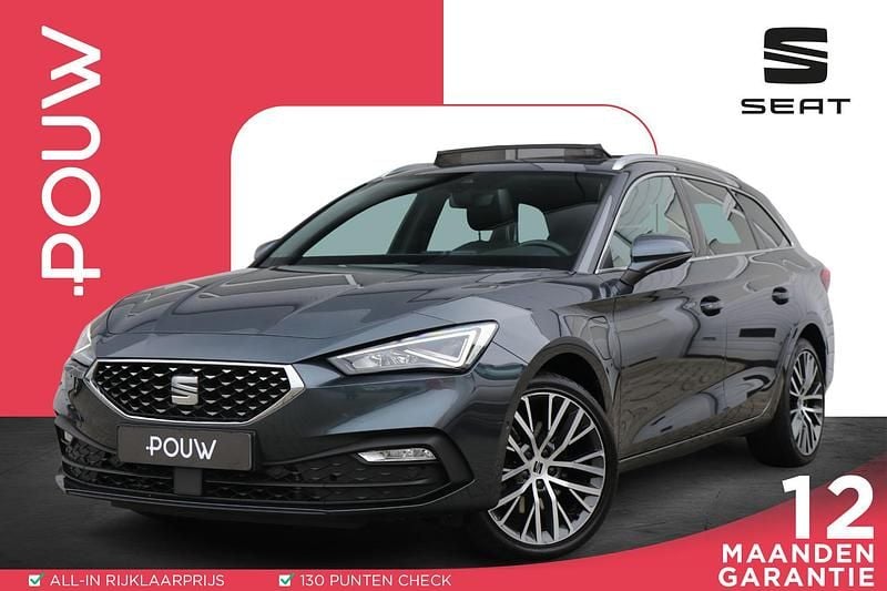 Grijs Gebruikt 2021 Seat Leon XCELLENCE Stationwagen | € 22.450 (Eerlijke prijs) - Afbeelding 1/4