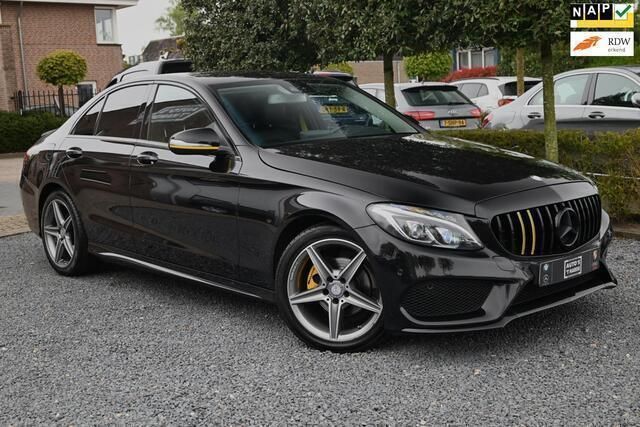 Zwart Gebruikt 2014 Mercedes C180 Prestige Sedan | € 19.950 (Eerlijke prijs) - Afbeelding 1/4