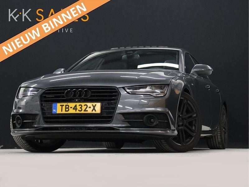 Grijs Gebruikt 2015 Audi A7 Proline Hatchback | € 22.940 (Super prijs) - Afbeelding 1/4