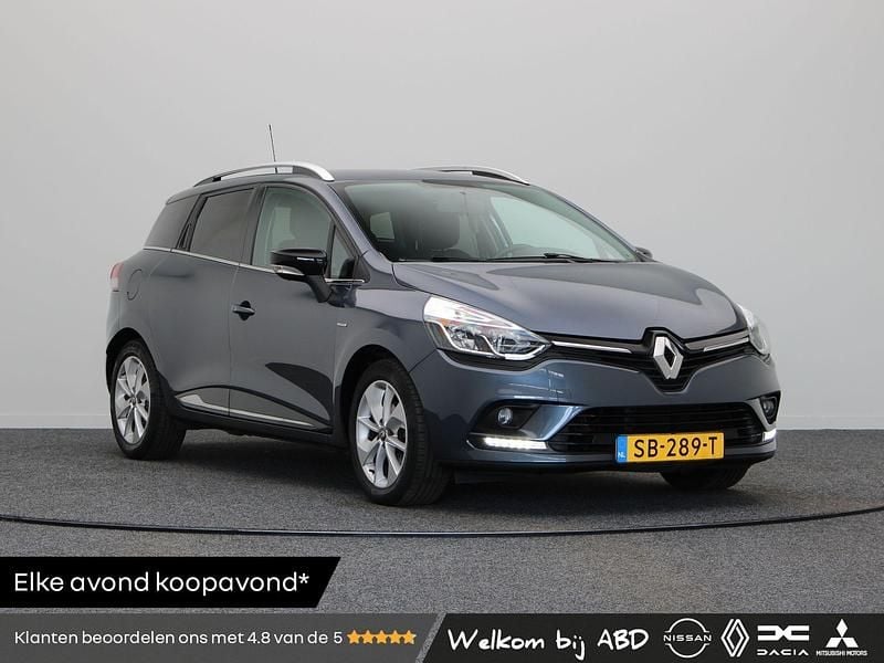 Titaniumgrijs kpn Gebruikt 2018 Renault Clio GrandTour LIMITED Stationwagen | € 9.945 (Eerlijke prijs) - Afbeelding 1/3