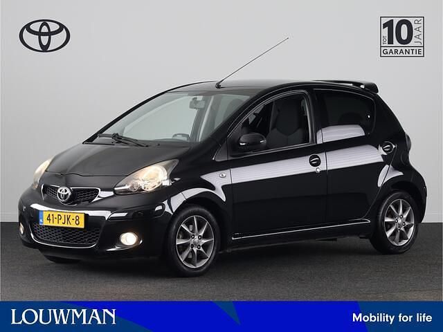 Zwart Gebruikt 2011 Toyota Aygo Hatchback | € 6.945 (Duur) - Afbeelding 1/3