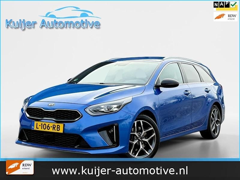Blauw Occasion 2021 Kia Ceed GT-Line Hatchback | € 12.945 (Super prijs) - Afbeelding 1/4