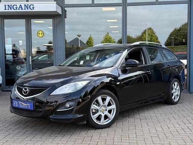 Zwart, metallic lak Gebruikt 2012 Mazda 6 Stationwagen | € 8.950 (Eerlijke prijs) - Afbeelding 1/4