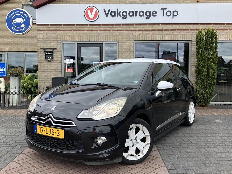 Zwart Gebruikt 2010 Citroën DS3 Sport Chic Hatchback | € 6.700 (Iets duurder) - Afbeelding 1/4