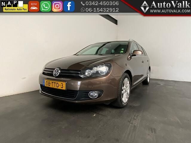 Bruin Gebruikt 2012 VW Golf VII Highline Stationwagen | € 7.249 (Goede deal) - Afbeelding 1/4