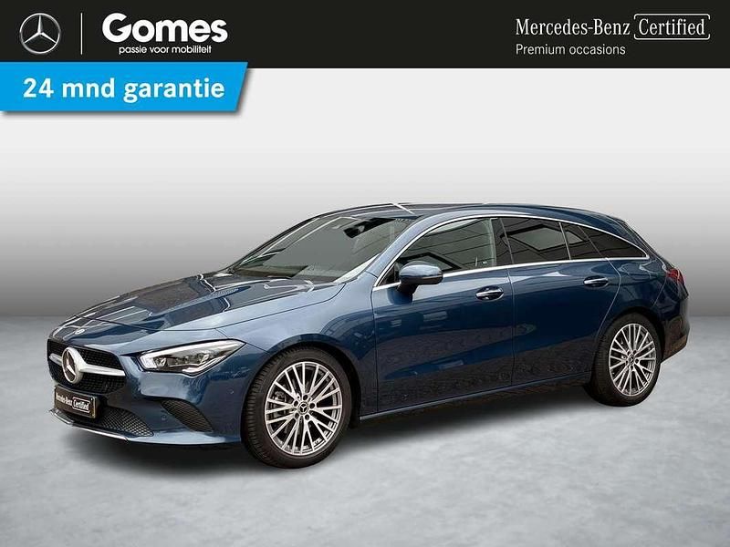 Blauw Gebruikt 2022 Mercedes CLA200 Shooting Brake Stationwagen | € 29.950 (Eerlijke prijs) - Afbeelding 1/4