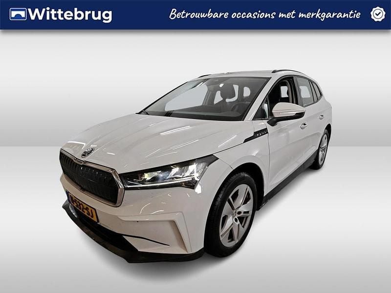 Wit (metallic) Occasion 2021 Skoda Enyaq iV SUV | € 22.950 (Eerlijke prijs) - Afbeelding 1/2