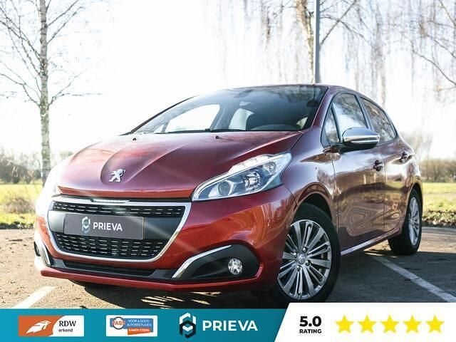 Rood Gebruikt 2019 Peugeot 208 Signature Sky Hatchback | € 9.995 (Super prijs) - Afbeelding 1/4