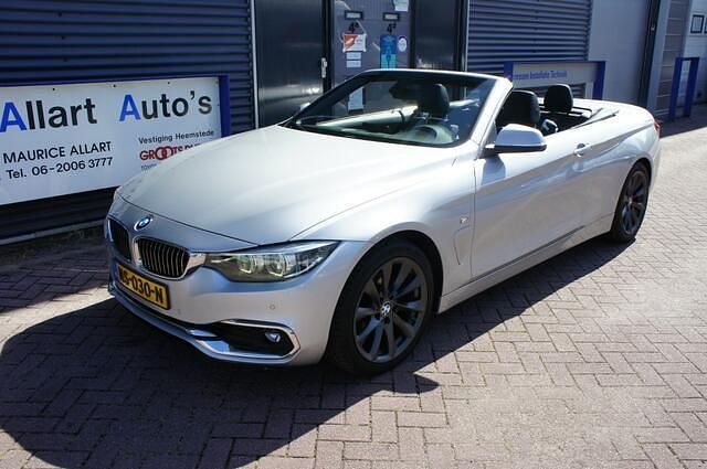 Grijs Gebruikt 2017 BMW 420 Luxury Line Cabriolet | € 24.950 (Eerlijke prijs) - Afbeelding 1/4