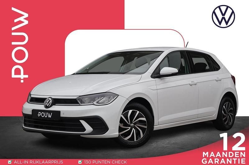 Wit Occasion 2021 VW Polo Life Hatchback | € 17.950 (Eerlijke prijs) - Afbeelding 1/4