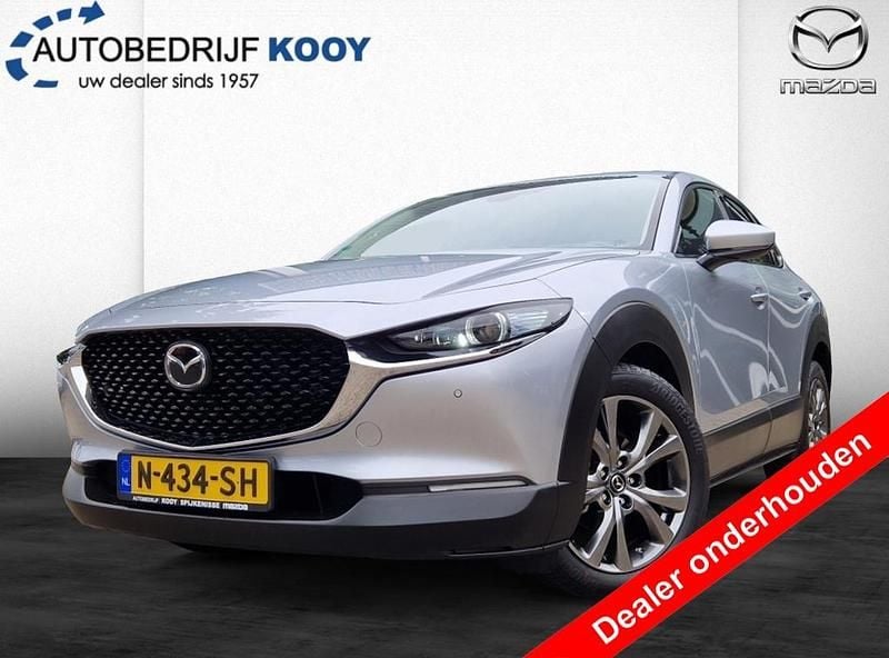 Grijs Gebruikt 2021 Mazda CX-30 Luxury SUV | € 27.745 (Eerlijke prijs) - Afbeelding 1/4