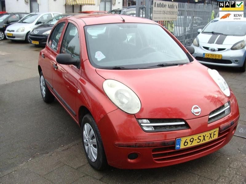 Occasion Nissan Micra Visia 65 PK (47 kW) 2006 Rood Hatchback