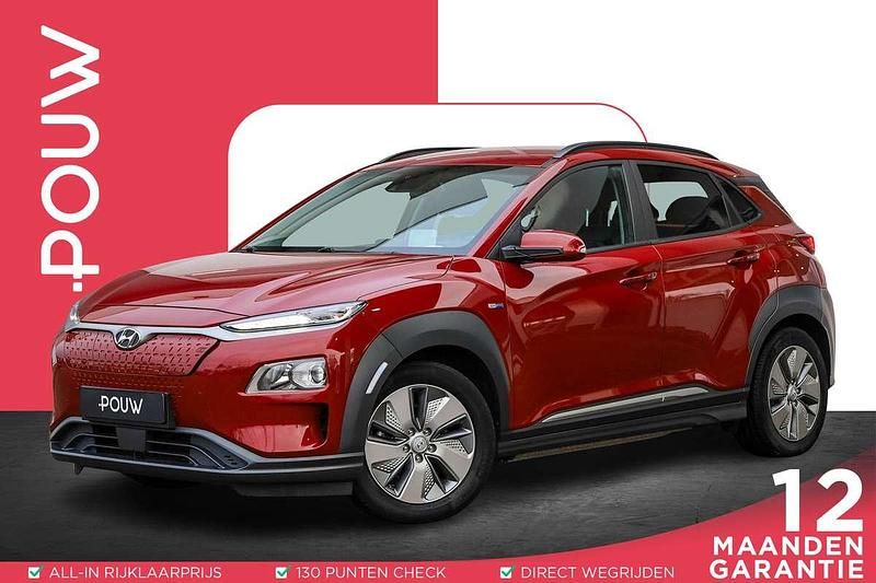 Rood Occasion 2021 Hyundai Kona SUV | € 19.900 (Goede deal) - Afbeelding 1/4