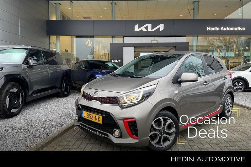Grijs Occasion 2020 Kia Picanto GT-Line Hatchback | € 11.895 (Eerlijke prijs) - Afbeelding 1/4